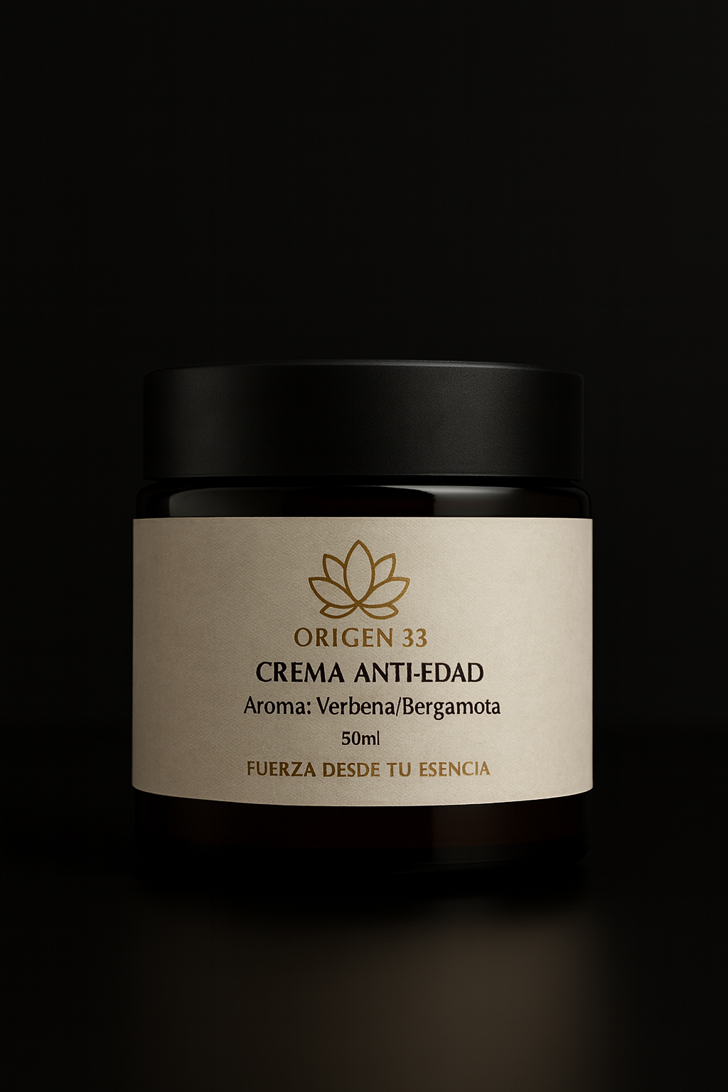 Crema Facial Anti-Edad · Verbena & Bergamota · 50 g
